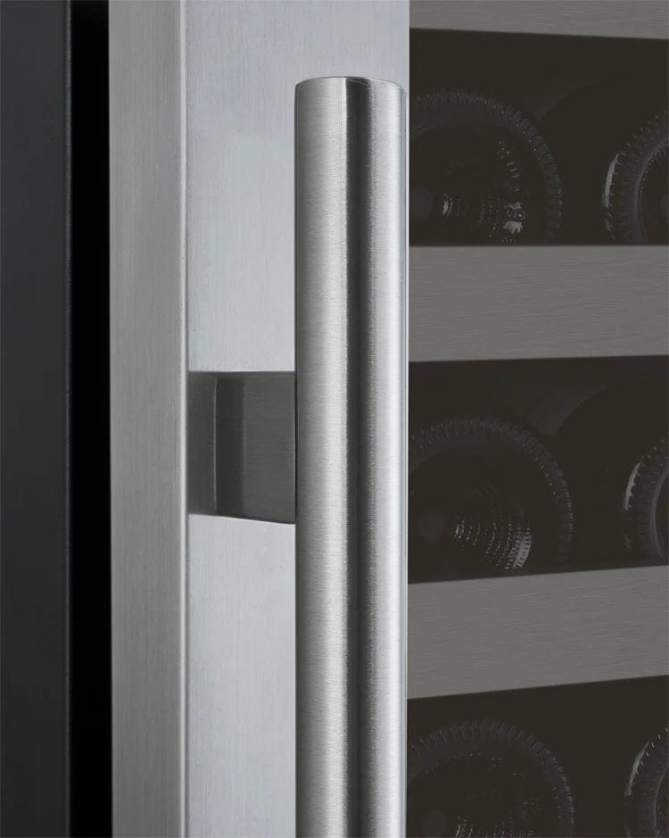 Allavino Residential 24" Wide FlexCount II Tru-Vino 128 Bottle Single Zone Stainless Steel Left Hinge Wine Refrigerator