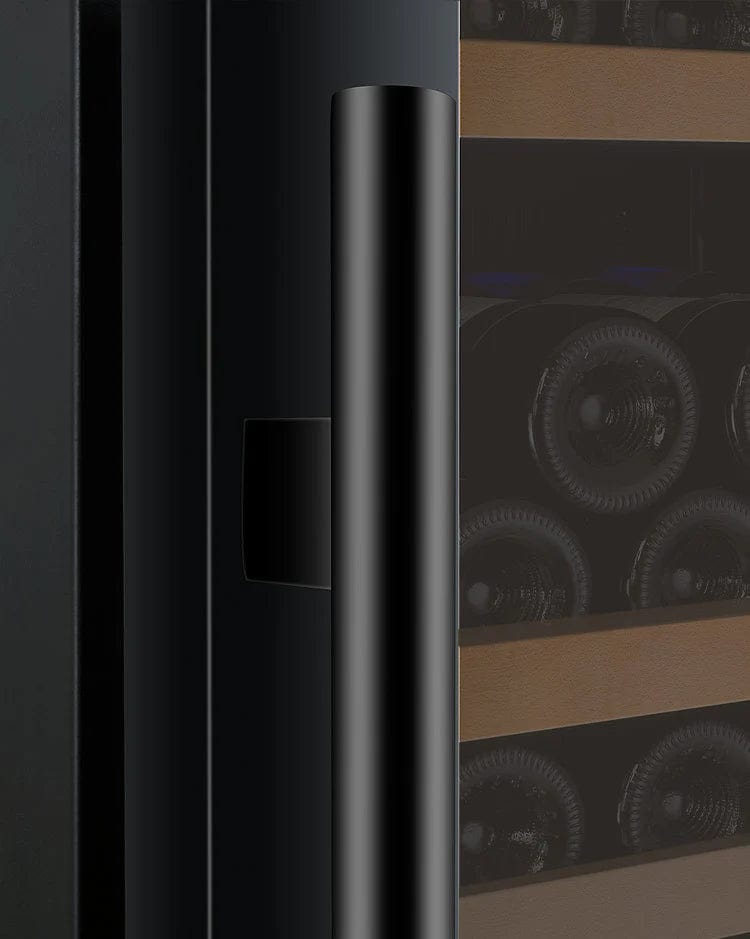 Allavino Residential 24" Wide FlexCount II Tru-Vino 172 Bottle Dual Zone Black Left Hinge Wine Refrigerator VSWR172-2BL20