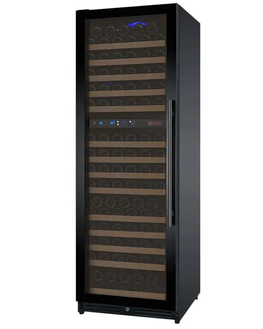 Allavino Residential 24" Wide FlexCount II Tru-Vino 172 Bottle Dual Zone Black Left Hinge Wine Refrigerator VSWR172-2BL20