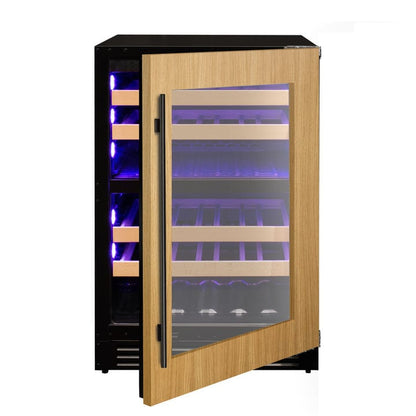 Allavino Residential Black 24" Wide Dual Zone Panel Ready Wine Refrigerator