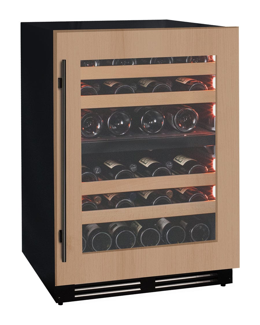 Allavino Residential Black 24" Wide Dual Zone Panel Ready Wine Refrigerator