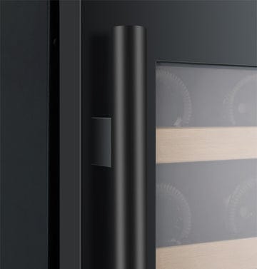 Allavino Residential Black FlexCount Series 56 Bottle Single Zone Built-In Wine Refrigerator with Black Door - Right Hinge