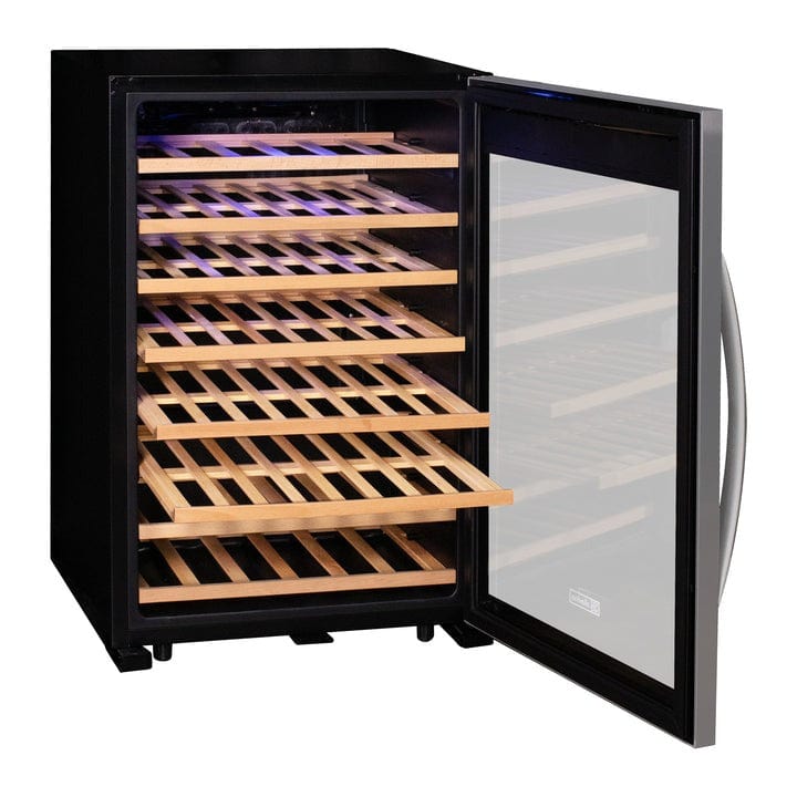 Allavino Residential Cascina Series 55 Bottle Single Zone Freestanding Wine Refrigerator Cooler with Stainless Steel Door KWR55S-1SR