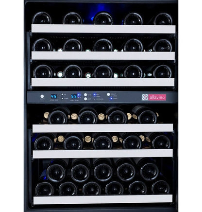 Allavino Residential FlexCount Series 56 Bottle Dual Zone Built-In Wine Refrigerator with Stainless Steel Door - Right Hinge VSWR56-2SR20