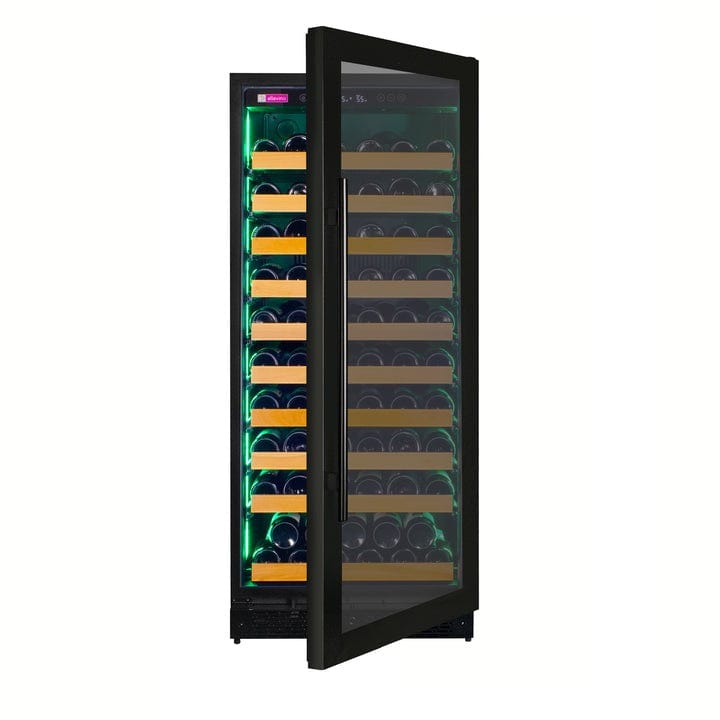 Allavino Residential Reserva Series 119 Bottle 55" Tall Single Zone Right Hinge Black Glass Wine Refrigerator VSW11955S-1BGR