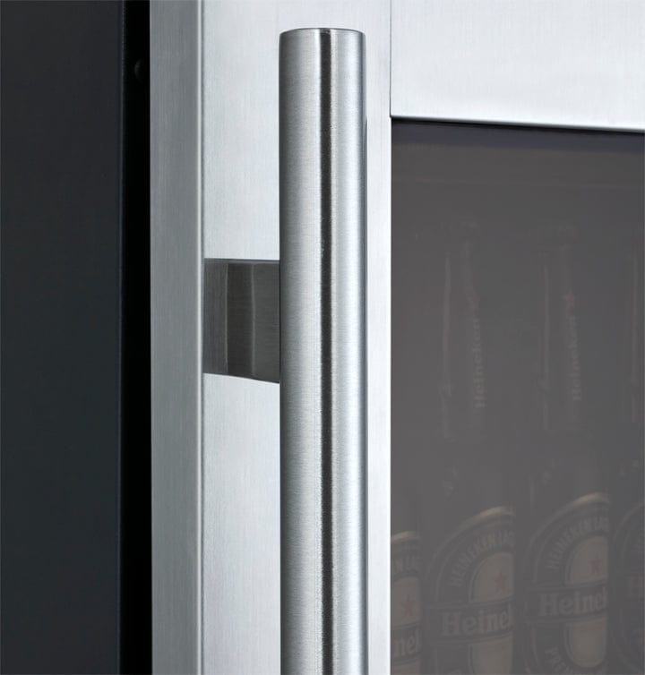 Allavino Residential Silver 24" Wide FlexCount II Tru-Vino Stainless Steel Right Hinge Beverage Center