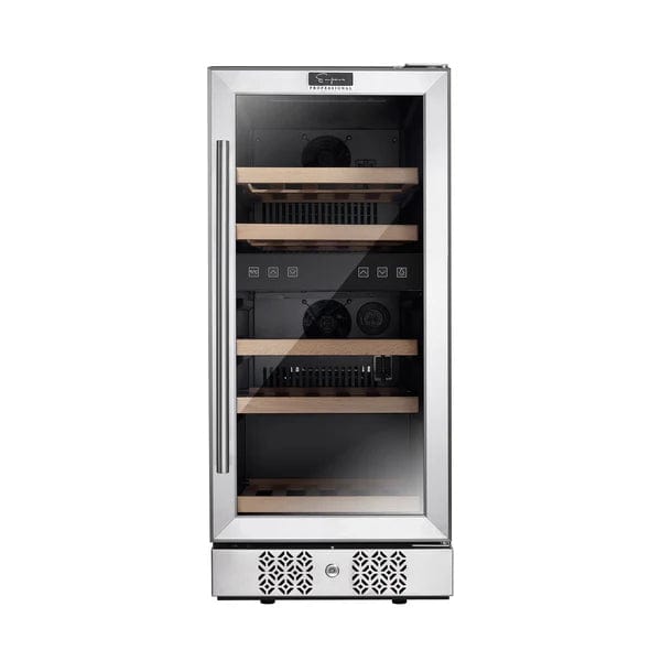 Empava Residential 15 Inch Dual Zone Small Wine Fridge WC02D