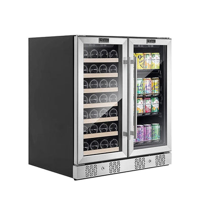 Empava Residential Empava Dual Zone Wine & Beverage Cooler Fridge