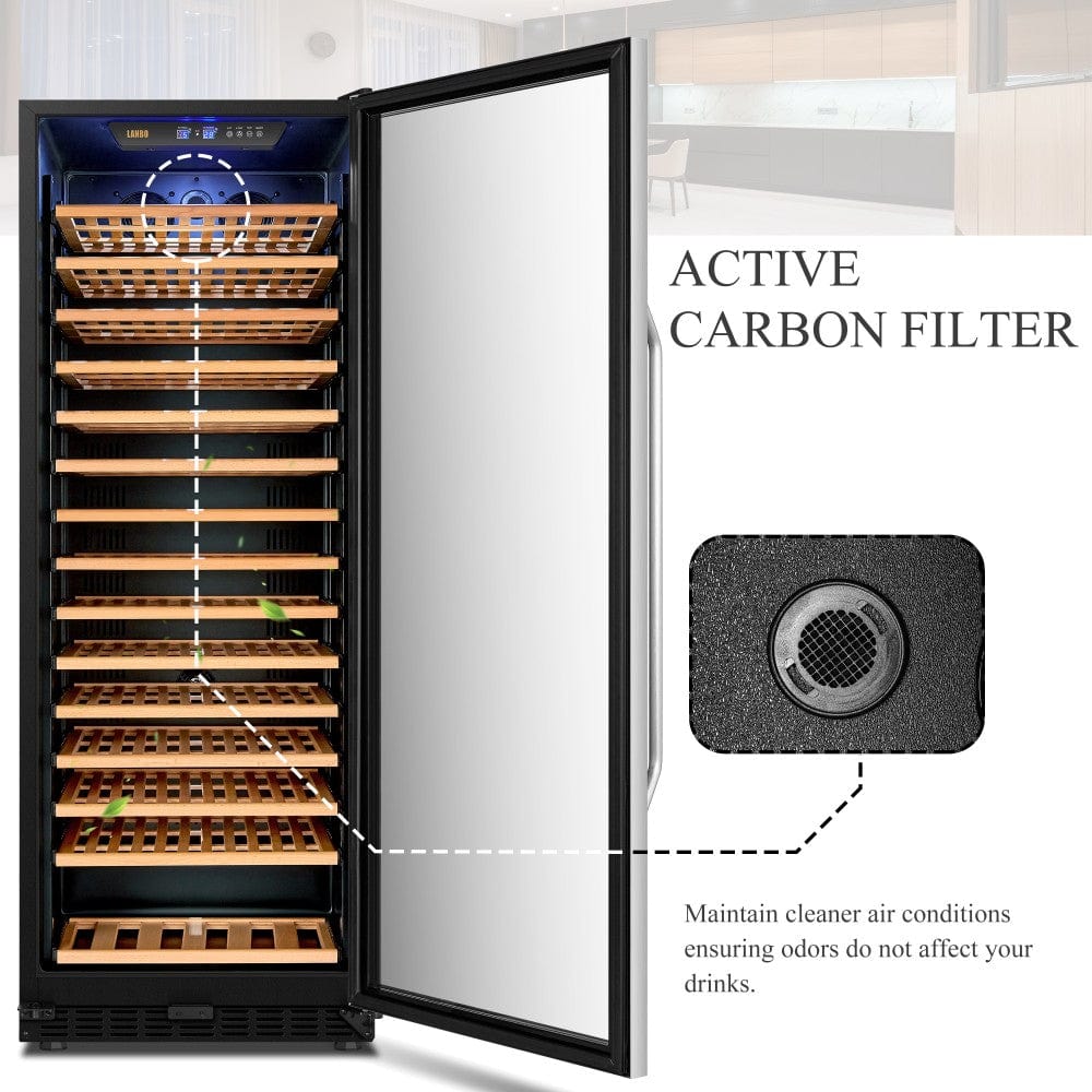 Lanbo Residential Lanbo 149 Bottle Single Zone Wine Cooler - LW155S