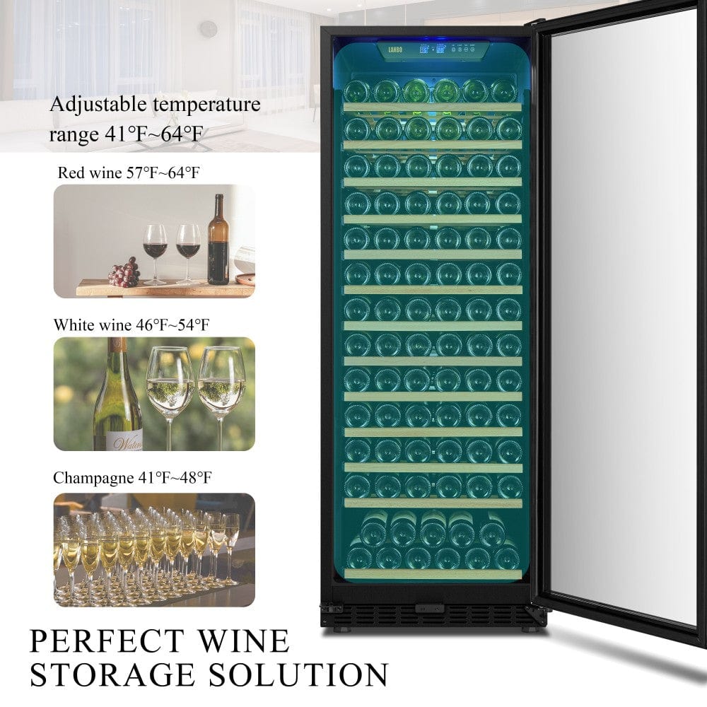 Lanbo Residential Lanbo 149 Bottle Single Zone Wine Cooler - LW155S