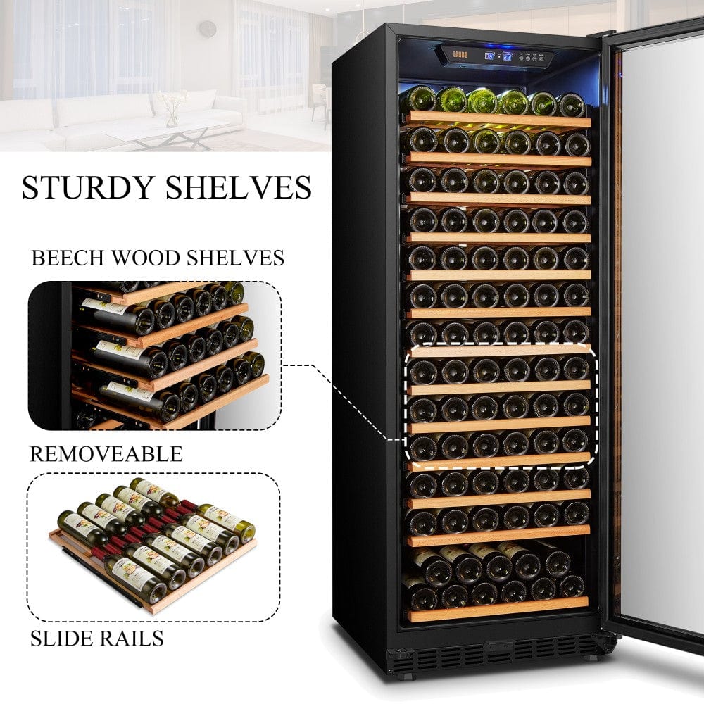 Lanbo Residential Lanbo 149 Bottle Single Zone Wine Cooler - LW155S