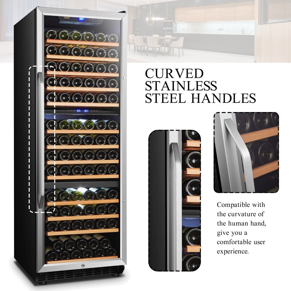 Lanbo Residential Lanbo 149 Bottle Triple Zone Wine Cooler - LW144T