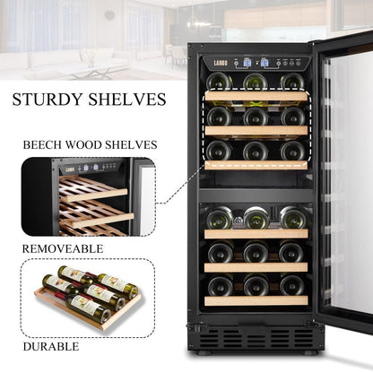 Lanbo Residential Lanbo 28 Bottle Dual Zone Wine Cooler - LW28D