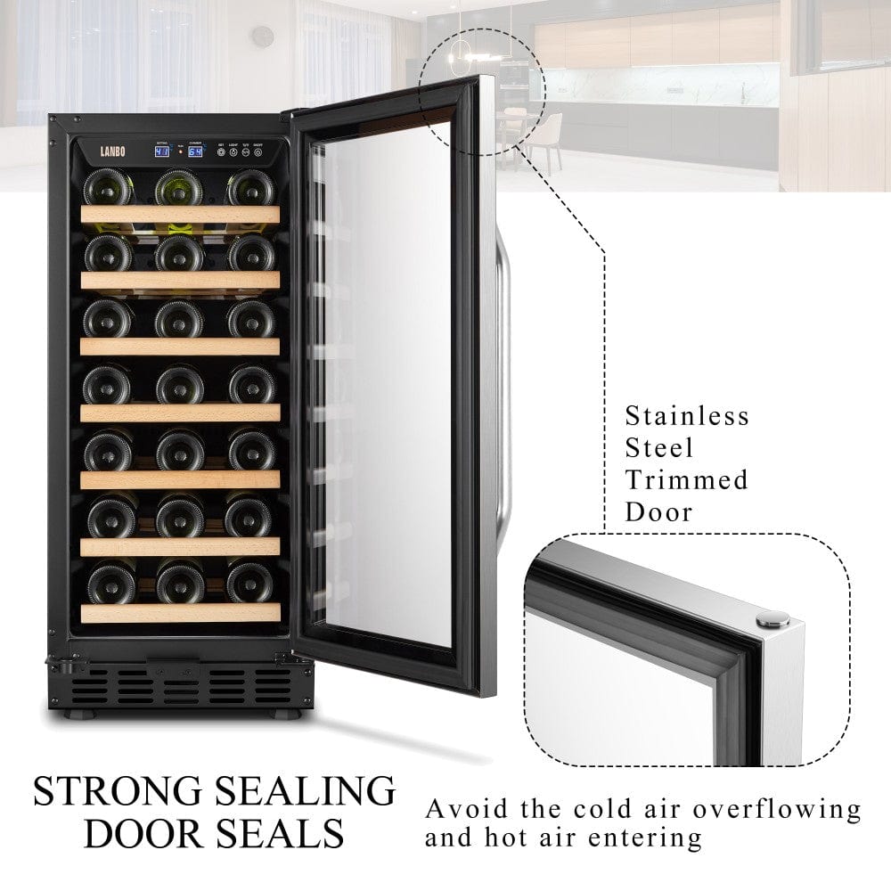 Lanbo Residential Lanbo 33 Bottle Single Zone Wine Cooler - LW33S