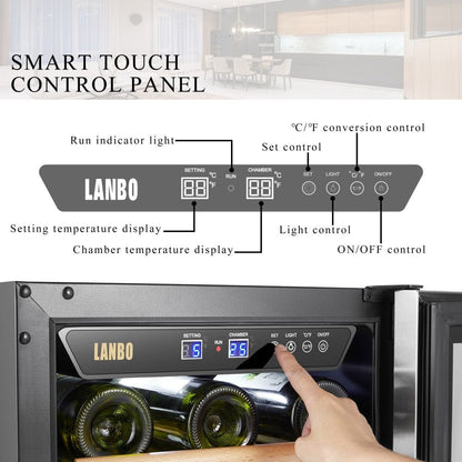 Lanbo Residential Lanbo 33 Bottle Single Zone Wine Cooler - LW33S