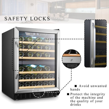 Lanbo Residential Lanbo 46 Bottle Dual Zone Wine Cooler - LW46D