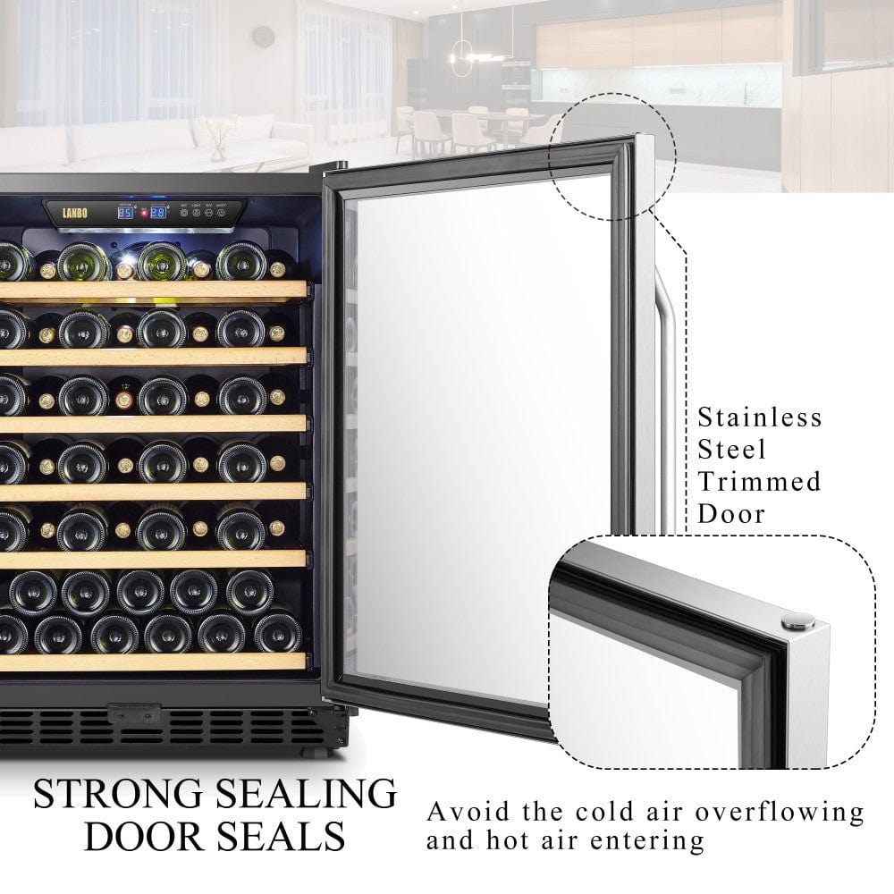 Lanbo Residential Lanbo 52 Bottle Single Zone Wine Cooler - LW52S