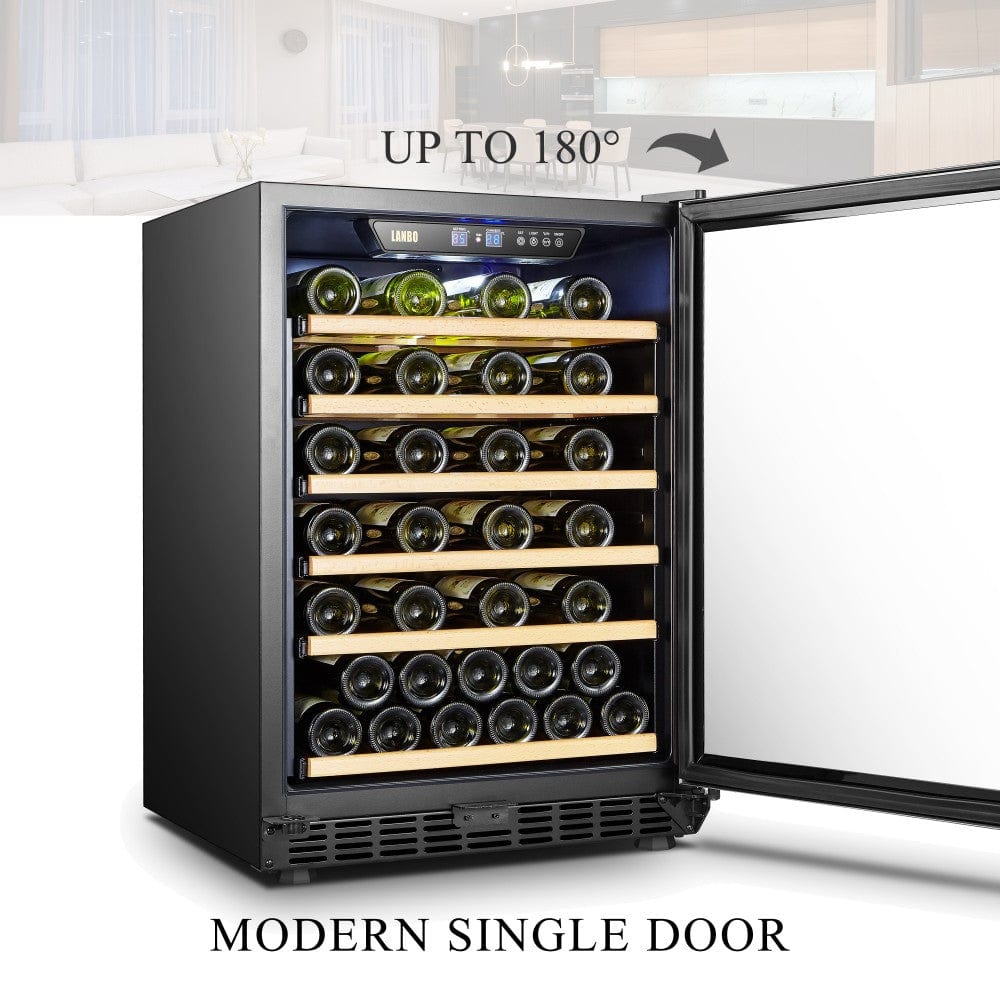 Lanbo Residential Lanbo 52 Bottle Single Zone Wine Cooler - LW52S