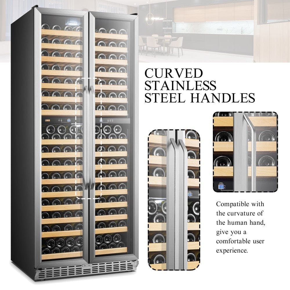 Lanbo Residential Lanbo Luxury 255 Bottles Dual Door Wine Cooler - LW328DD