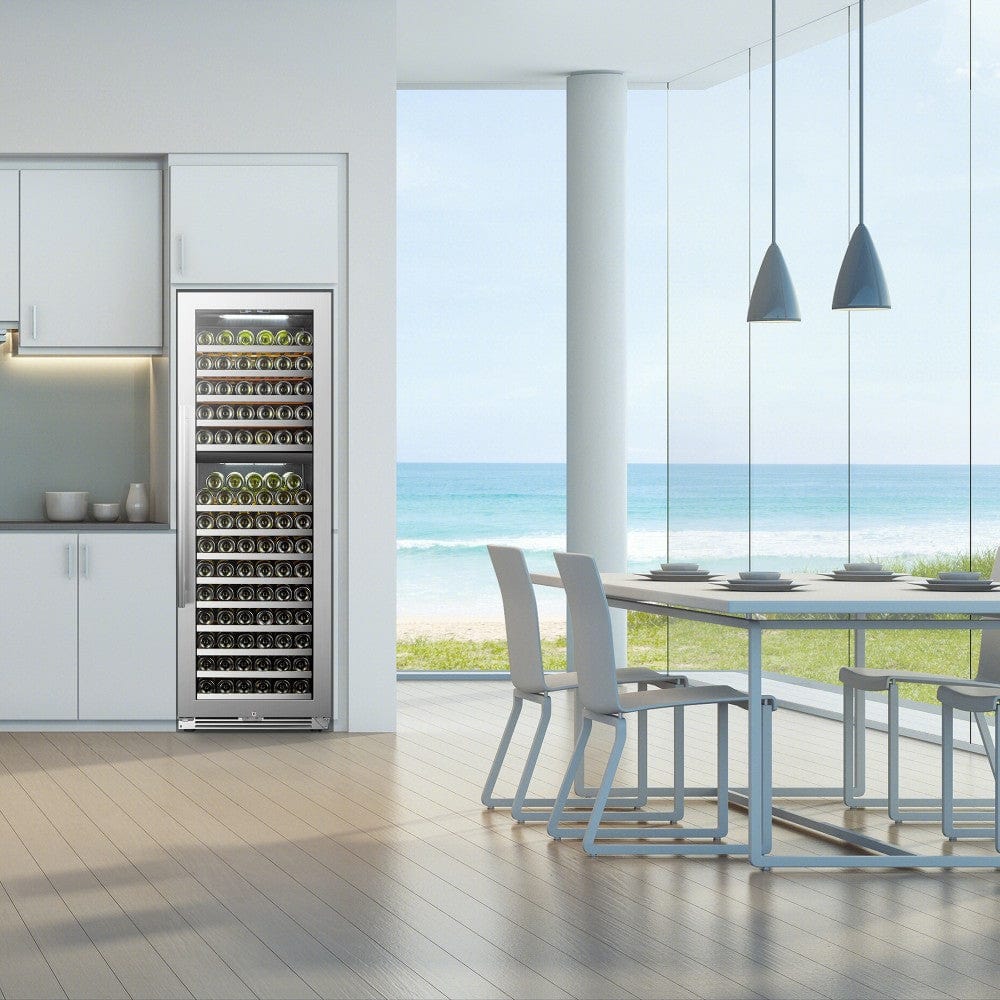 Lanbo Residential LanboPro 153 Bottle Dual Zone Wine Cooler - LP168D