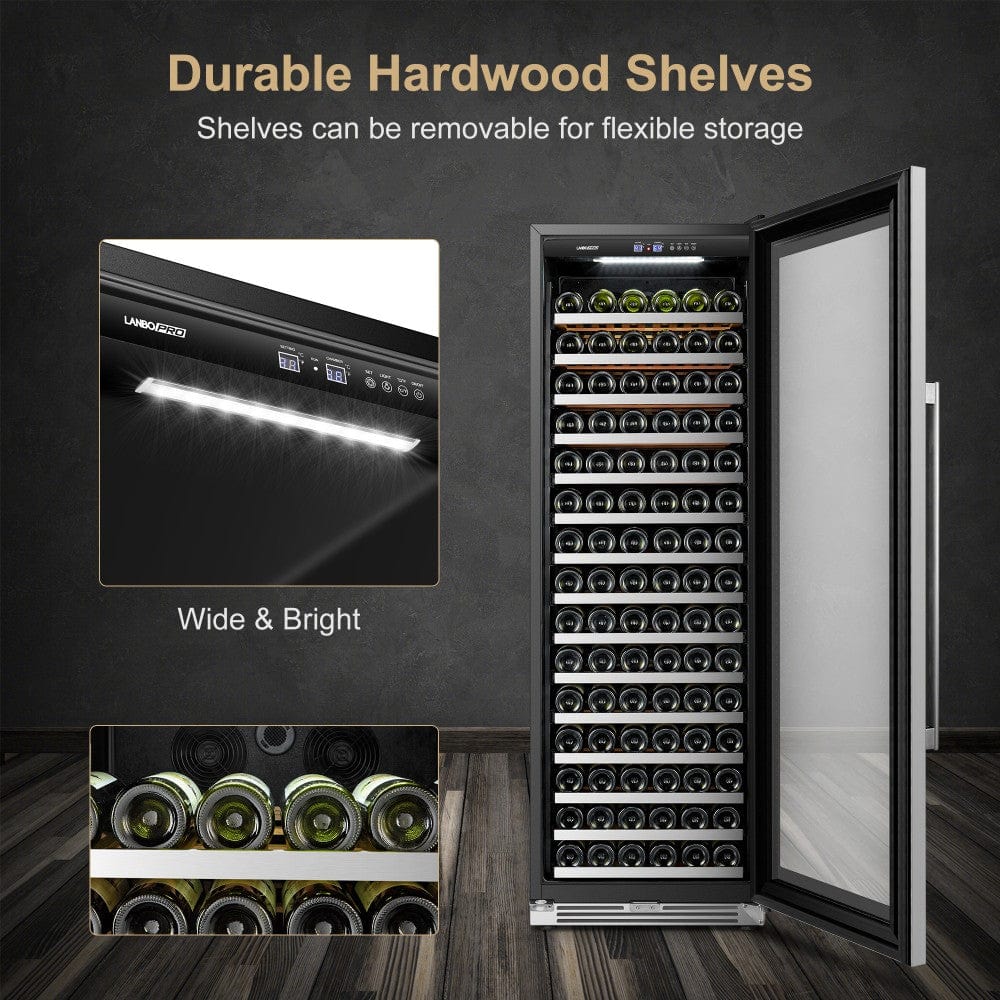 Lanbo Residential LanboPro 164 Bottle Single Zone Wine Cooler - LP168S